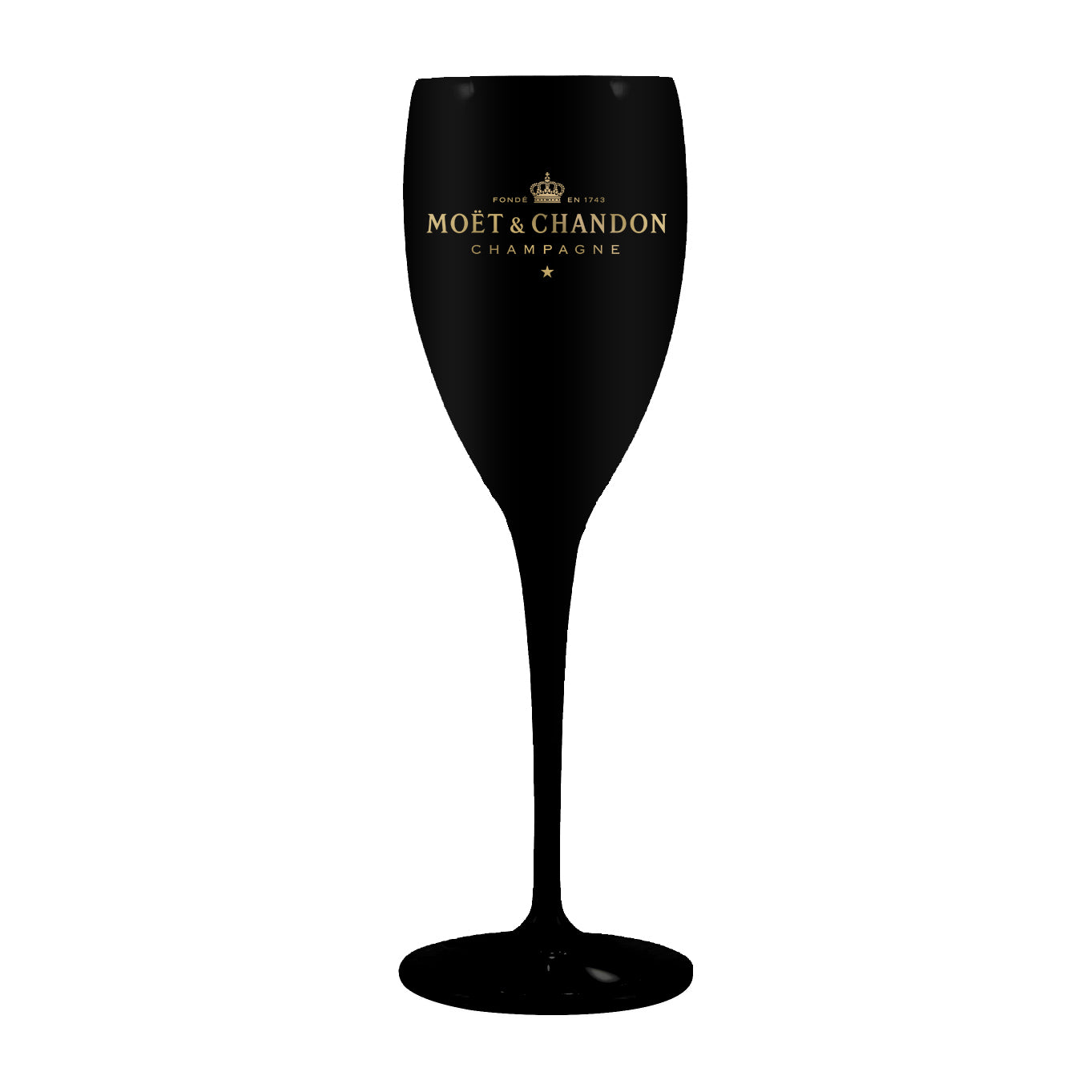 Moet & Chandon Black Champagne Flutes - Single