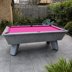 Cry Wolf Slate Bed Outdoor Pool Table - Urban Grey
