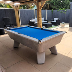 Cry Wolf Slate Bed Outdoor Pool Table - Urban Grey