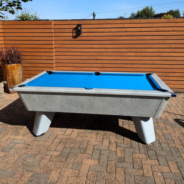 Cry Wolf Slate Bed Outdoor Pool Table - Urban Grey