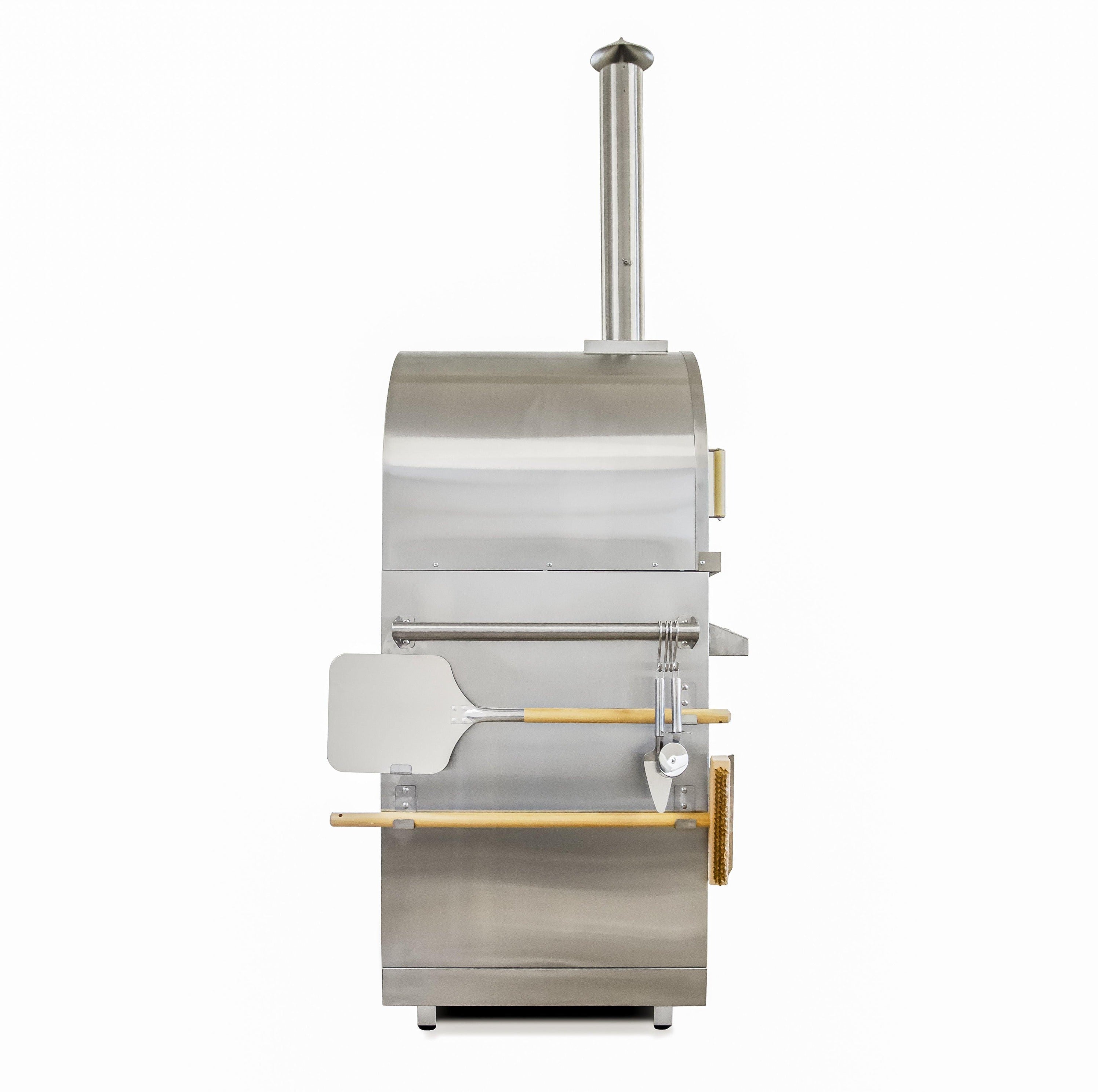 Luxe Outdoor Premium Outdoor Garden Kitchen | 6 Piece | Fully S304 Stainless Steel | Sink, Barbecue, Pizza Oven, Burner & Appliance Cabinet | - Luxe Outdoor