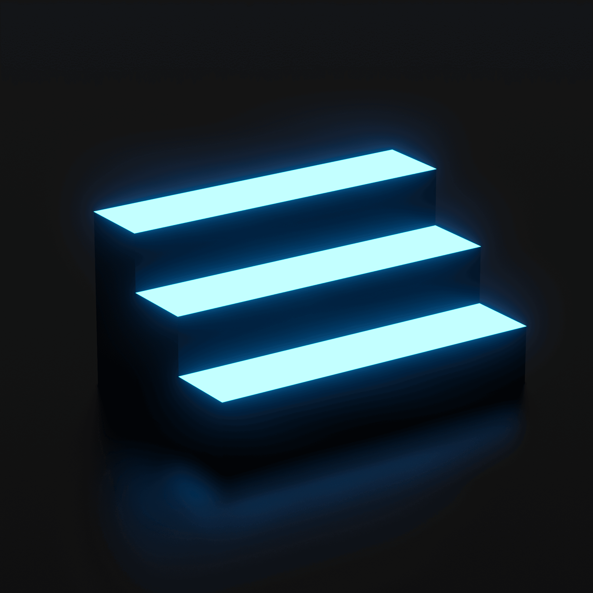 Three Tier LED RGB Bottle Display Stand for Home Pubs, Bars and Man Caves - Luxe Outdoor