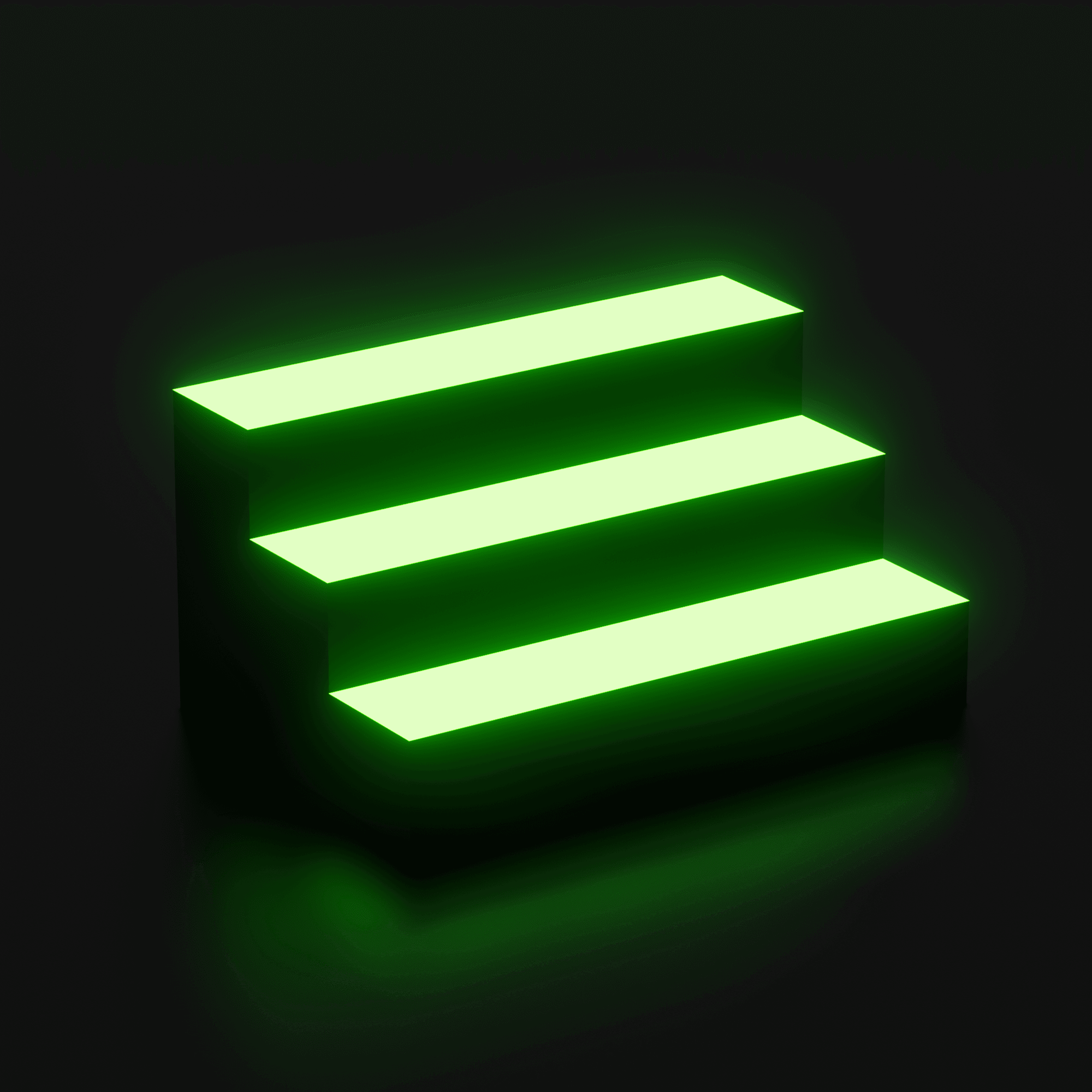 Three Tier LED RGB Bottle Display Stand for Home Pubs, Bars and Man Caves - Luxe Outdoor