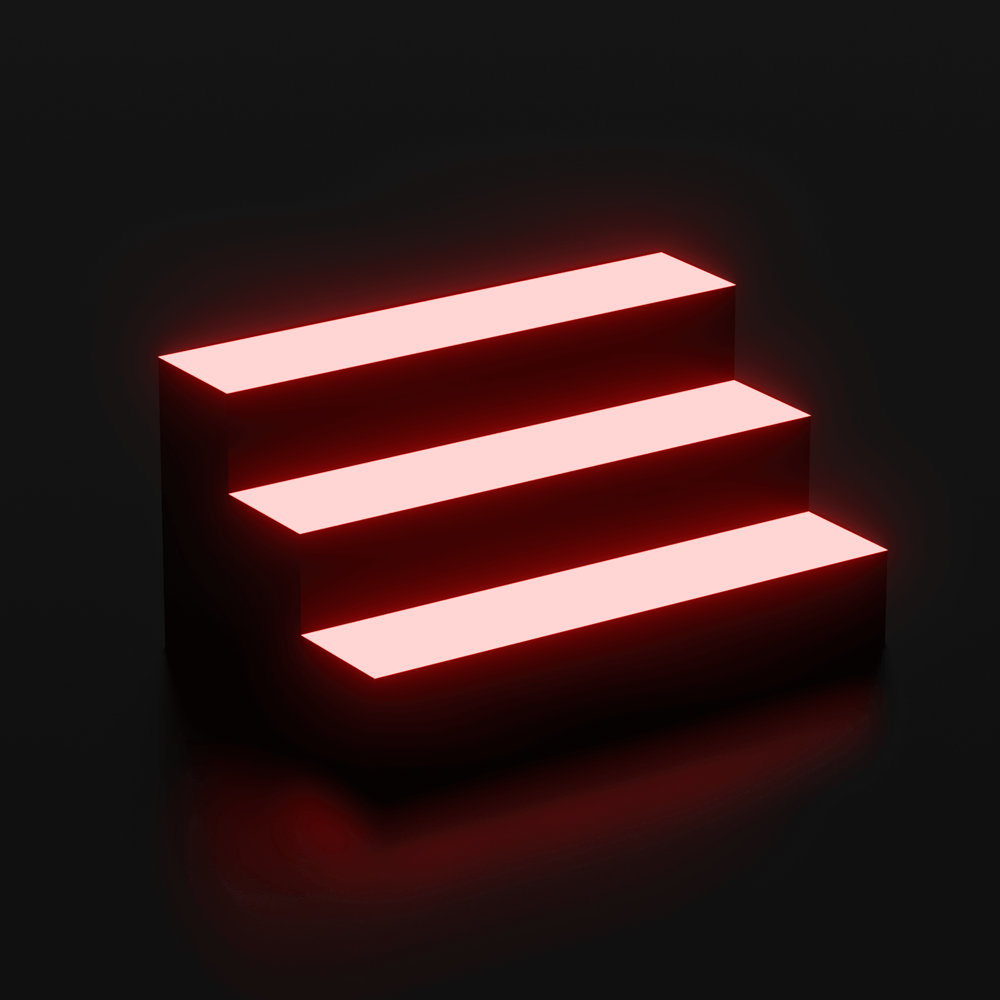 Three Tier LED RGB Bottle Display Stand for Home Pubs, Bars and Man Caves - Luxe Outdoor