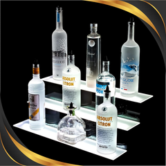 LED RGB Bottle Display Stands for Home Pubs, Bars and Man Caves