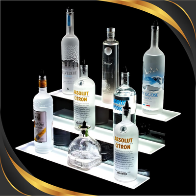 LED RGB Bottle Display Stands for Home Pubs, Bars and Man Caves