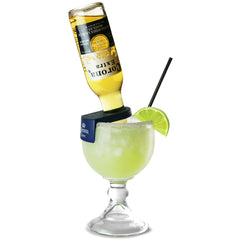 Coronarita Corona Clips for Margarita/Martini Glasses (Mexican Bulldog Drink)