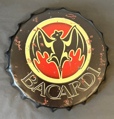 Barcardi Metal Bottle Top - 30cm