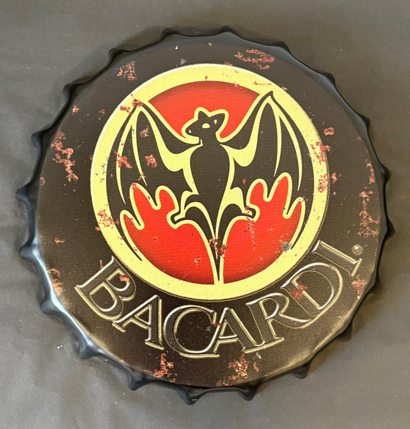 Barcardi Metal Bottle Top - 30cm