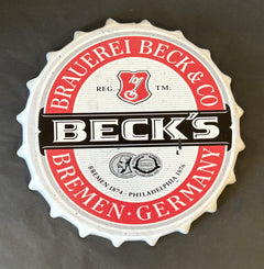 Becks Metal Bottle Top - 30cm