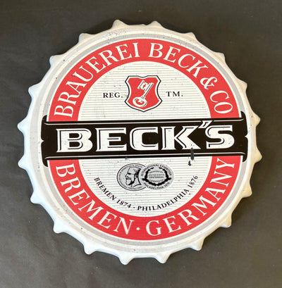 Becks Metal Bottle Top - 30cm