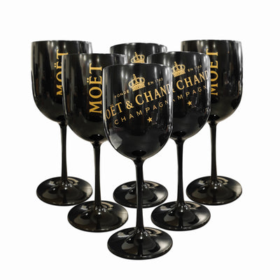Moet & Chandon Black Ice Imperial Acrylic Glass - Set of 6