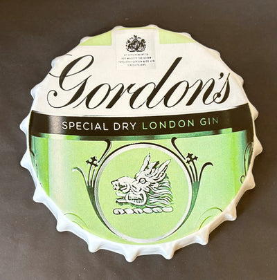 Gordons Gin Vintage Metal Bottle Top - 30cm