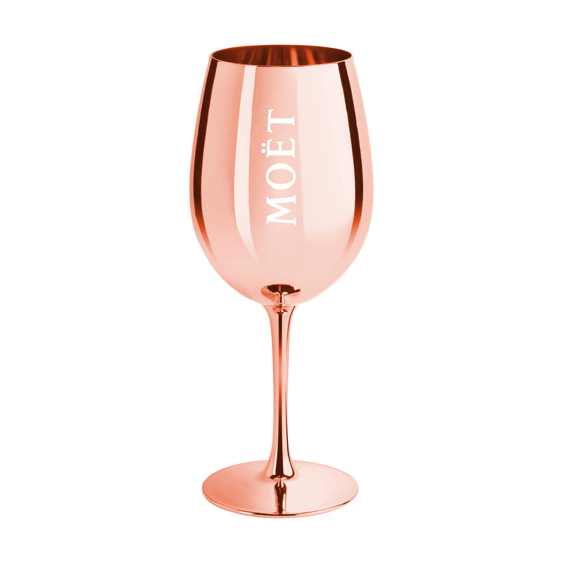 Moet & Chandon Limited Edition Ibiza Imperial Pure Glass Champagne Glass Rose Gold - Single Glass