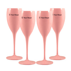Veuve Clicquot Champagne Glasses | Pink