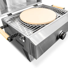 Luxe Outdoor Portable Pizza Oven and BBQ Grill - Stainless Steel - Luxe Outdoor