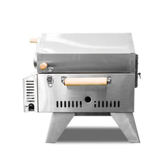 Luxe Outdoor Portable Pizza Oven and BBQ Grill - Stainless Steel - Luxe Outdoor