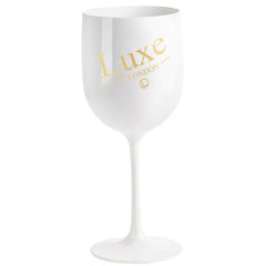 Luxe of London Premium White Acrylic Limited Edition Champagne Glasses (1)