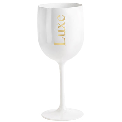 Luxe of London Premium White Acrylic Limited Edition Champagne Glasses (1)