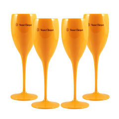 Veuve Clicquot Champagne Glasses | Orange - Luxe Outdoor