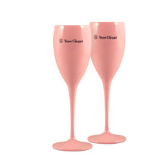 Veuve Clicquot Champagne Glasses | Pink - Luxe Outdoor