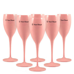 Veuve Clicquot Champagne Glasses | Pink - Luxe Outdoor